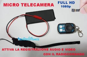TELECAMERA SPIA FULL HD NASCOSTA MICROCAMERA CON TELECOMANDO -  EnterElettronics - I Professionisti dell'Elettronica