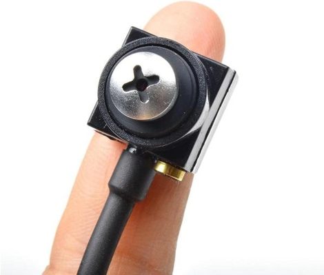 Mini Telecamera Spia Nascosta Spy Cam con Audio(Collegamento Via Cavo)